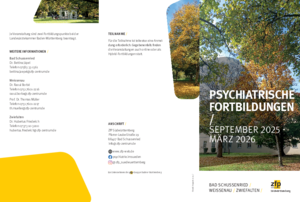 Aktuelles Programm Psychiatrische Fortbildungen