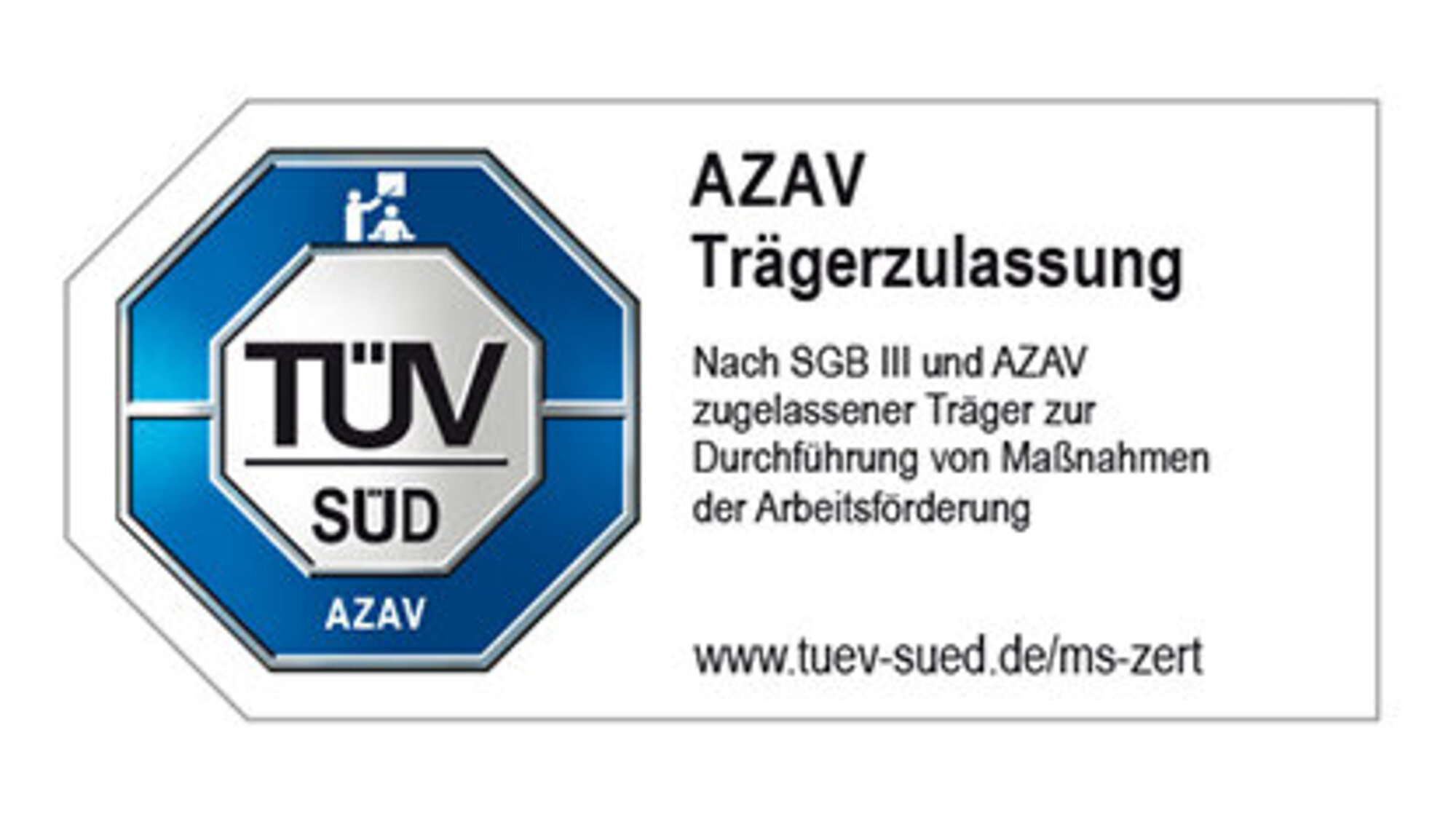 AZAV Siegel Trägerzulassung
