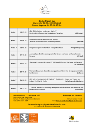 Veranstaltungen in Baindt