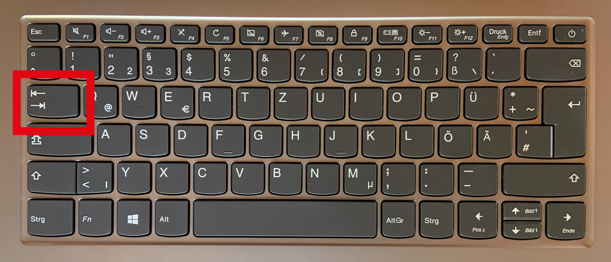 Tab Tastatur Tab Tastatur